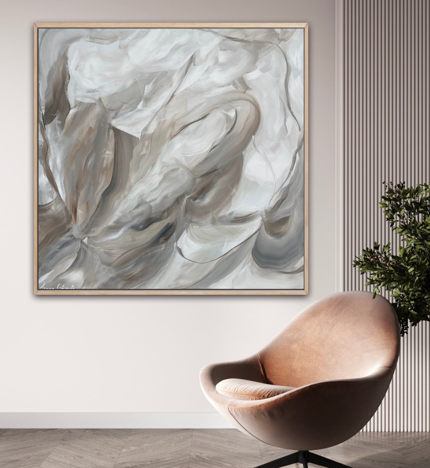 Feels Like Spring No 88 - FRAMED 93X93cm