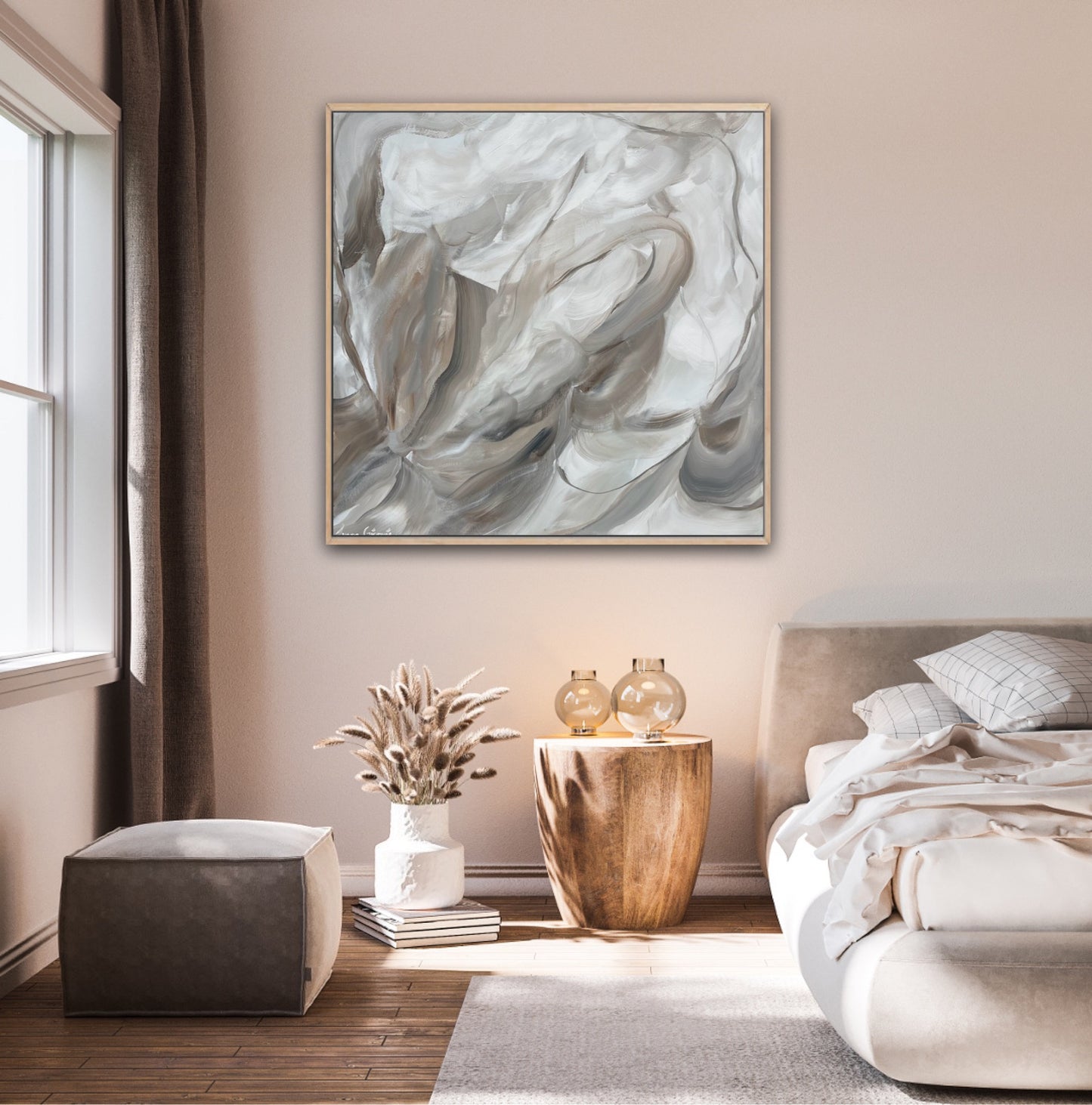 Feels Like Spring No 88 - FRAMED 93X93cm