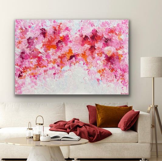 It's Love No 15 - Large Floral Original