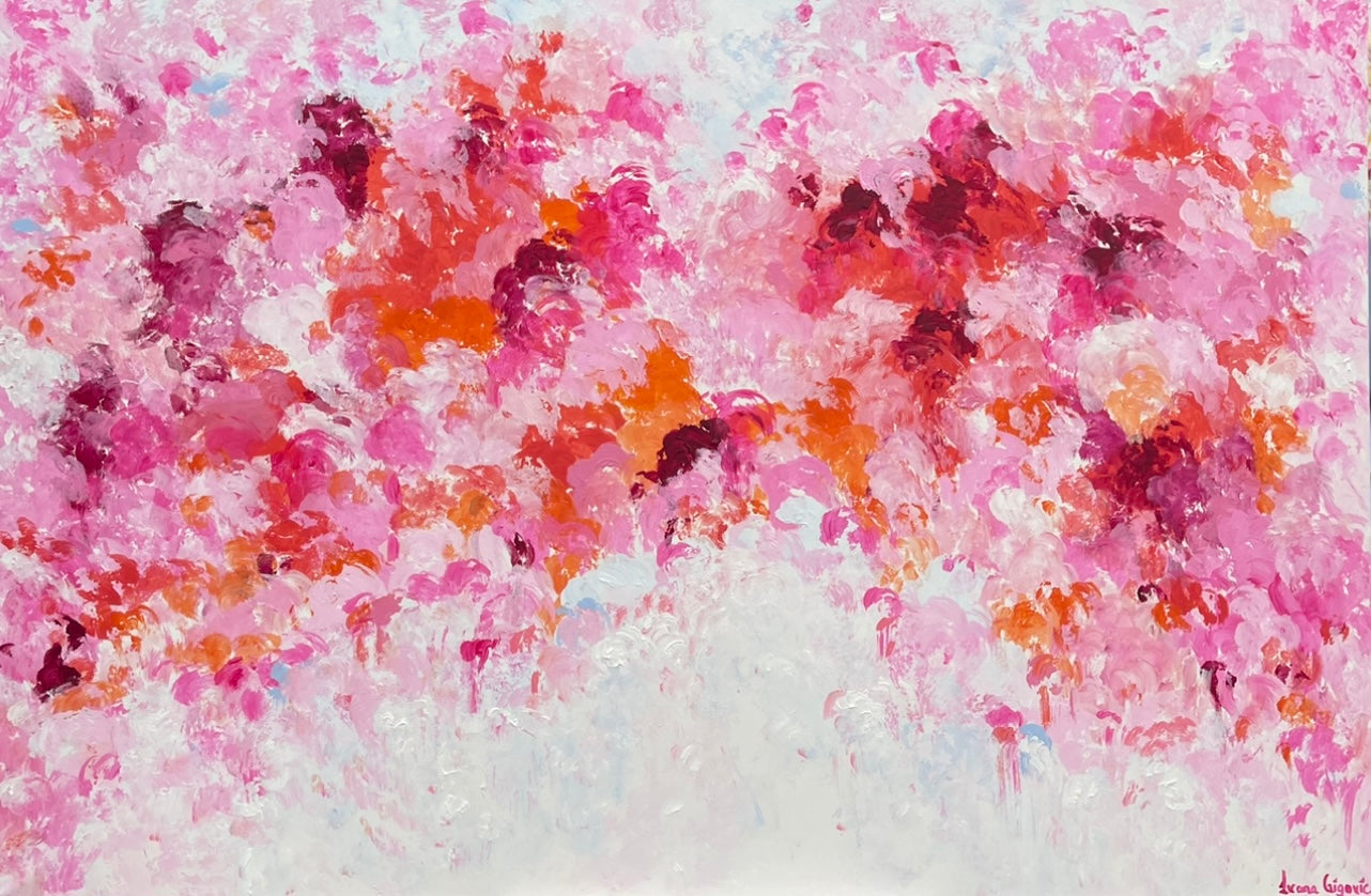 It's Love No 15 - Large Floral Original