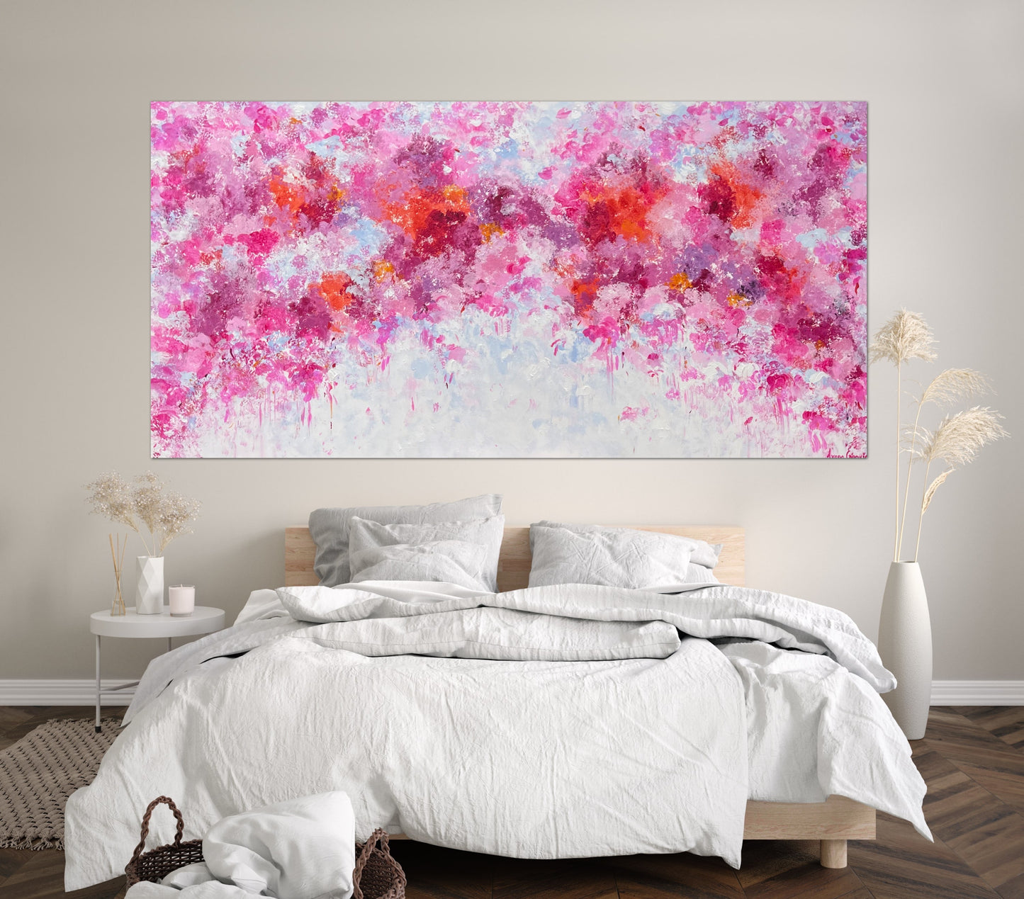It's Love No 18 - Large Floral Original Abstract